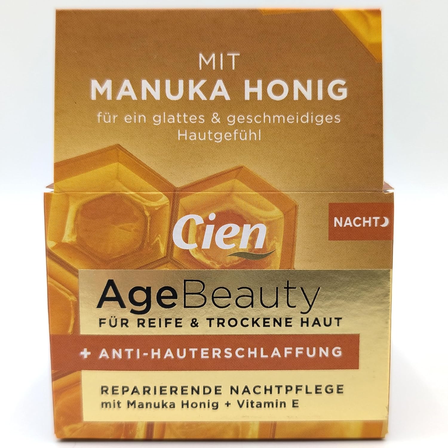 Cien Age Beauty Anti-Ageing Firming Regenerating Day & Night Cream With Manuka Honey  Vitamin E - 50ml Night Cream