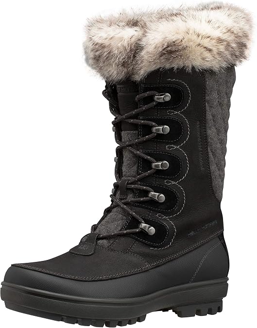 Helly-Hansen Womens Cold Weather Boot Garibaldi Vl Ski Footwear - Jet Black/Jet Black, 7F