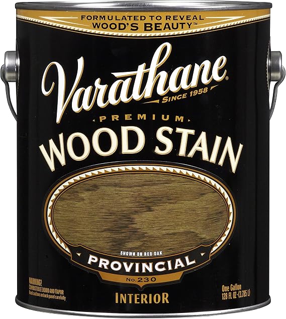 Varathane 211682 Premium Wood Stain, Gallon, Provincial