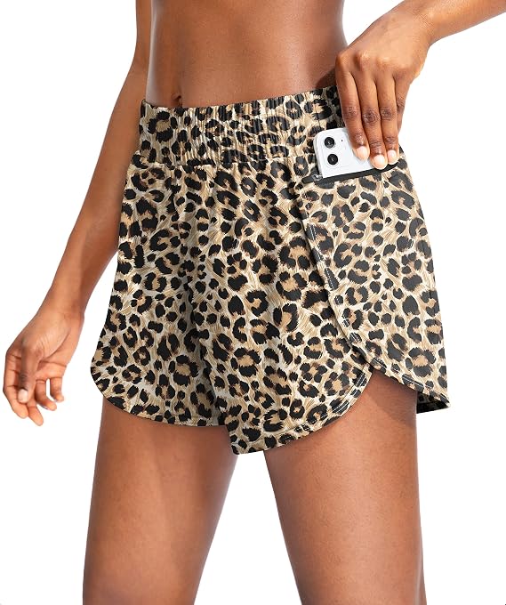 Soothfeel Women's Shorts 3"/5" Athletic Running Shorts for Workout & Gym