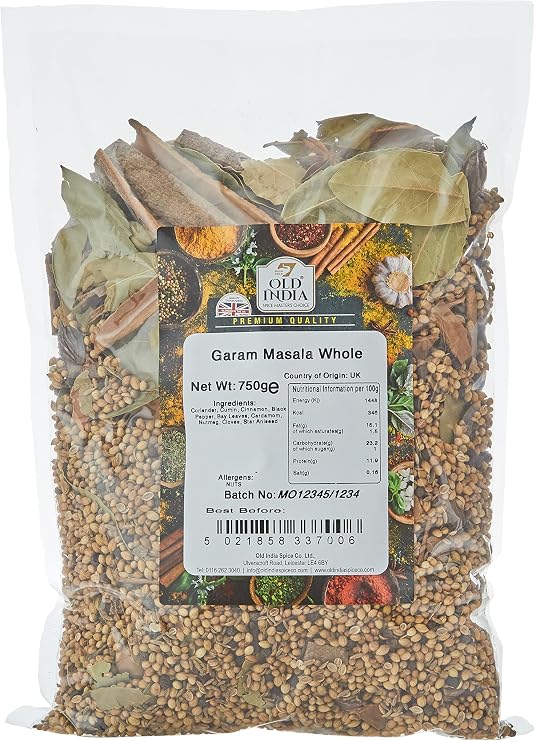 Old India Garam Masala Whole 750 g