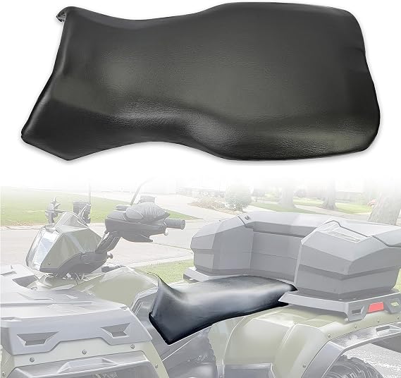 KUAFU ATV Seat Replacement Compatible with 2005-2014 Polaris Sportsman 400/450/500/600/700/800/Hawkeye 400 Complete Seat Artificial Leather Replacement for 2683433-070 2684882-070