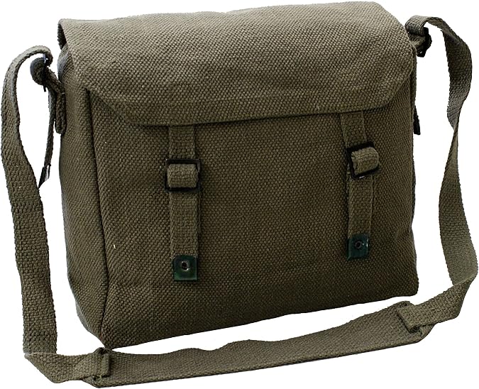 OUTBOUND Small Canvas Webbing Messenger Bag | Canvas