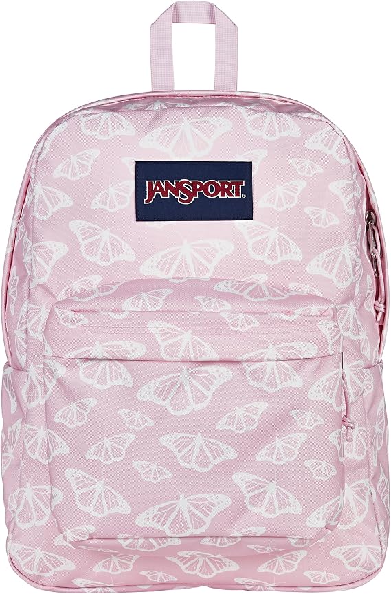 JanSport 26L Superbreak One Durable Backpack, Flutter By Pink