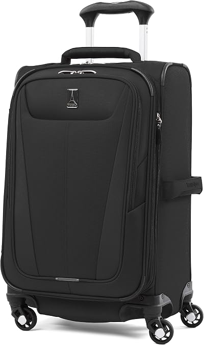 Travelpro Maxlite 5 Soft Sided Expandable 2-Piece Set with 4 Carry-On Luggage Pieces, 4 Spinner Wheels/Soft Underseat Tote, Lightweight Suitcases Unisex