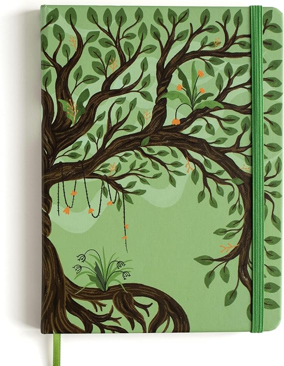 Rileys Tree of Life, 8" x 6", Blank Journal 240 Pages, Ivory Paper, Blank Notebook for Men and Women, Unlined Journal, Drawing Notebook, Great Gift for Creatives (Unlined Notebook)
