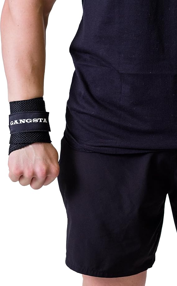 Sling Shot Gangsta Wrist Wraps for Weight Lifting Men and Women for Wrist Support, Compression and Protection