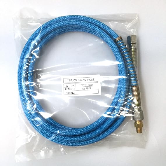 Flexible Teflon Steam Hose for All Steam Irons 12 Feet
