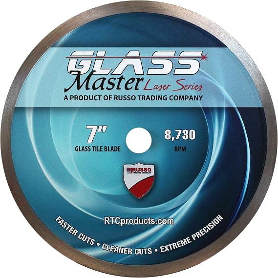 RTC DB7GM Glass Master Diamond Blade, 7-Inch