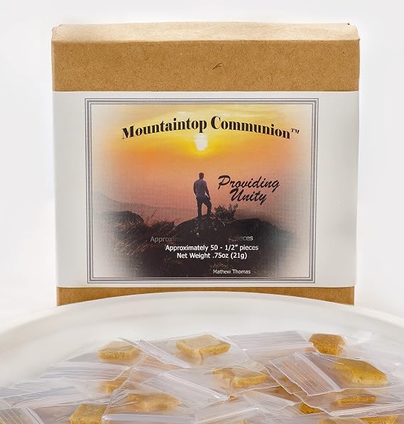 Individually Wrapped Gluten-Free Communion Bread (50 Count)