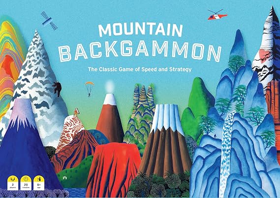 Laurence King Mountain Backgammon | The Classic Game of Speed and Strategy