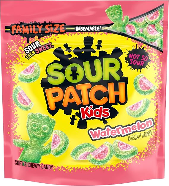 Sour Patch Watermelon Soft & Chewy Candy - (30oz) 850g pack of 1