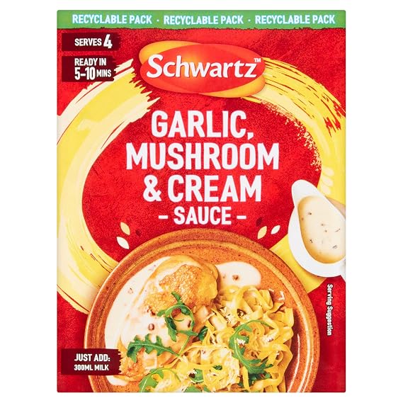 Schwartz Garlic Mushroom and Cream Sauce 26g