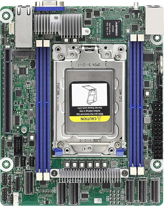 AsRock Rack ROMED4ID-2T Proprietary(Deep Mini-ITX) Server Motherboard AMD SP3 (LGA4094) EPYC 7002 Series