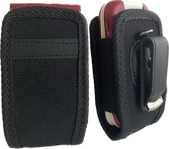 Open top Canvas case fits Nokia 2720 Flip Phone