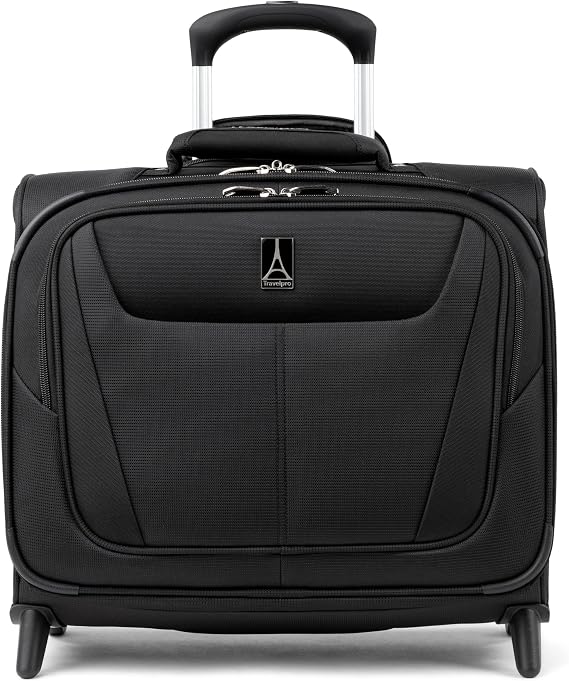 Travelpro Maxlite 5 Softside Rolling Underseat Tote, Black, 14-Inch