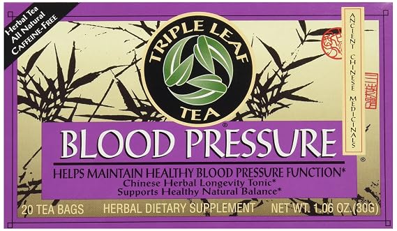 Triple Leaf Tea Bags, Blood Pressure, 6 Count