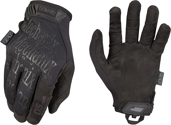 Mechanix Wear - Original 0.5mm High Dexterity Covert Tactical Gloves (Medium, Black)