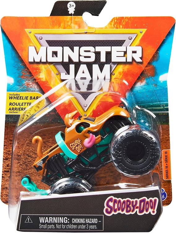 Monster-Jam Scooby Doo, Wheelie Bar Truck Series 18 (1:64 Scale)