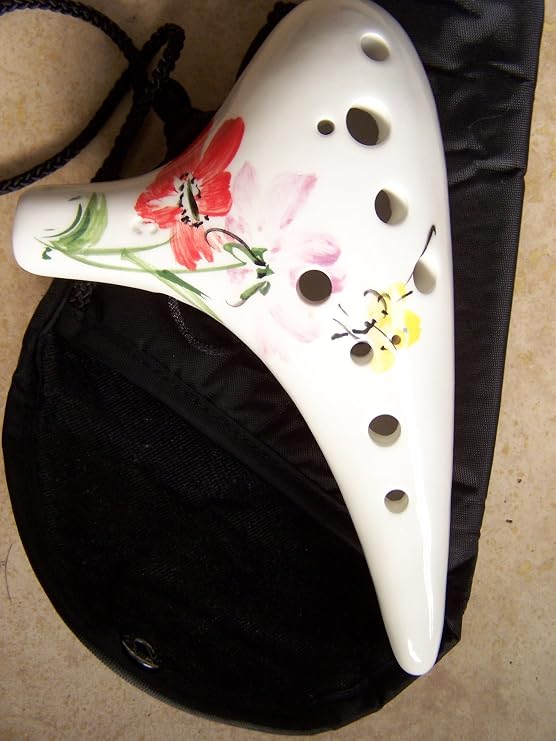 Utopia Ceramic Ocarina Water Color Pattern Alto C Performance Grade