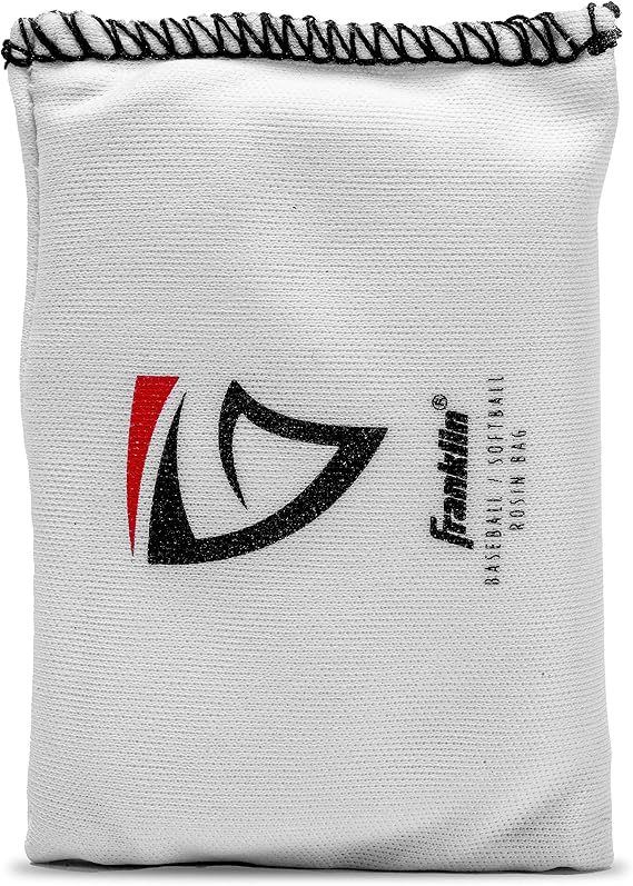 Franklin Sports MLB Gator Grip Rosin Bag - Multi Sport + Baseball + Softball - Absorbs Moisture White