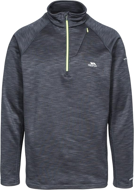 Collins Mens Fleece Black Marl S