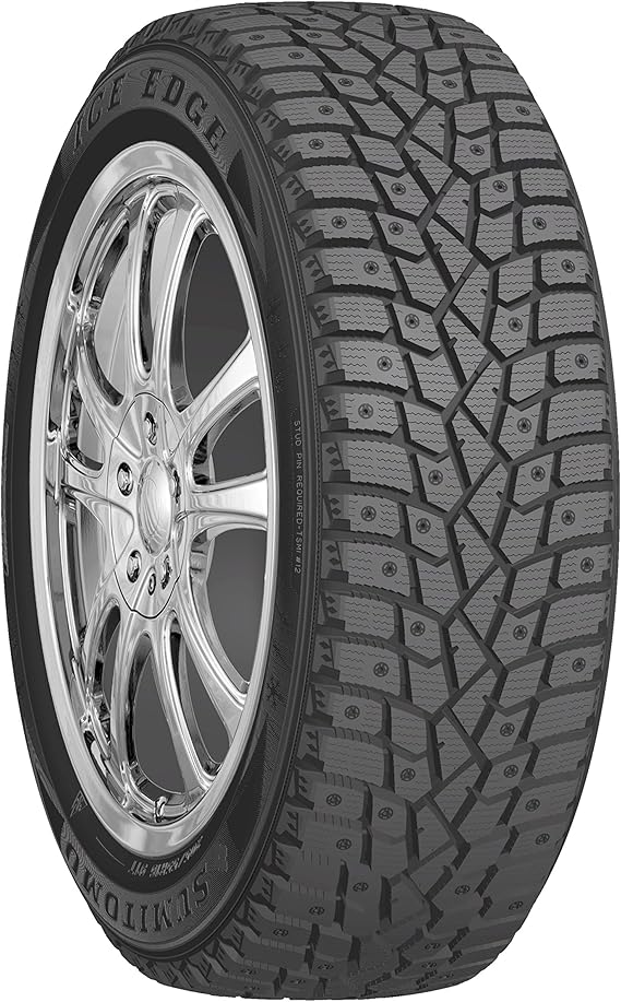 Sumitomo Ice Edge 225/65R17 102T | Truck/SUV Touring Studdable Winter Traction 102T Rated Standard Load Radial Construction Black Sidewall Tire