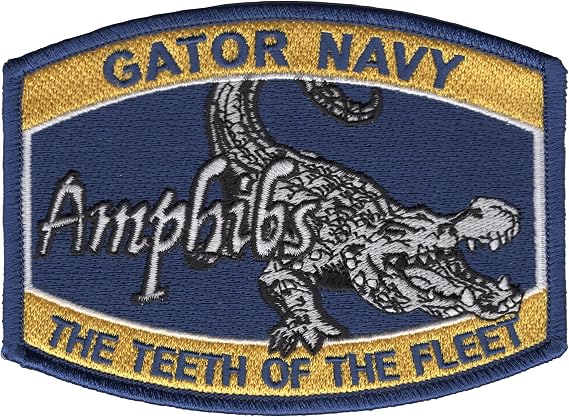 Gator Amphibious Fleet Hat Collectible Novelty Patch