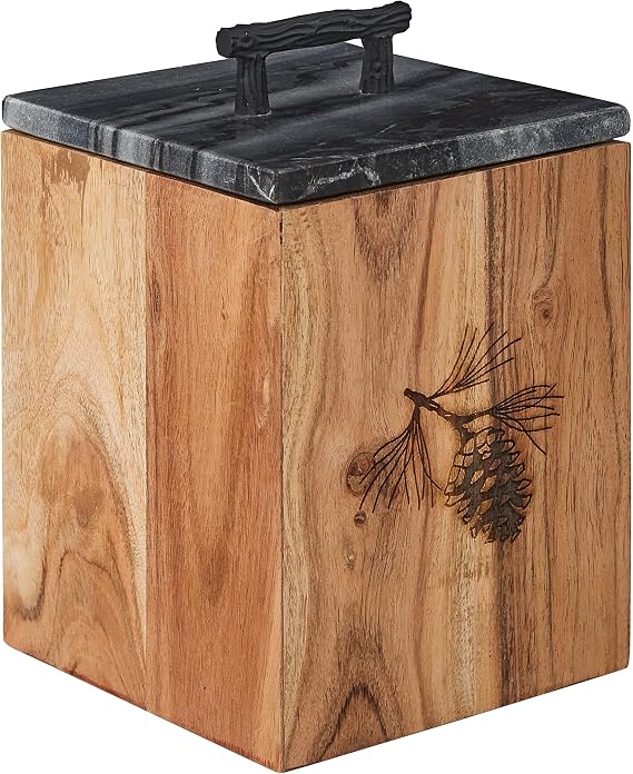 Park Designs Rustic Wood Canister, Small