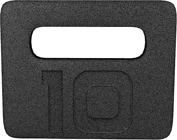 Signature Fitness Fitvids Cast Iron Plate Weighted Plate for Swings 10 pounds Black