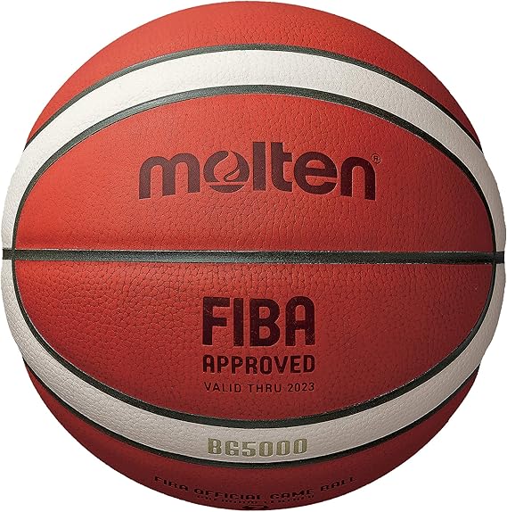 Molten BG-Series Leather Basketball, FIBA Approved - BG5000