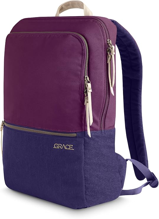 STM Grace, Women's Backpack for Laptops Up To 15-Inch - Dark Purple (stm-111-144P-45)