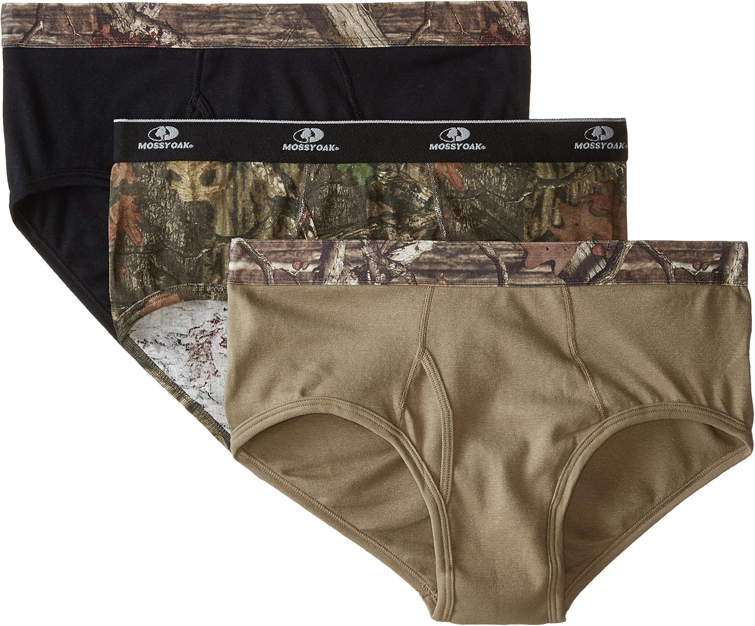 Mossy Oak Men's Briefs 3-Pack