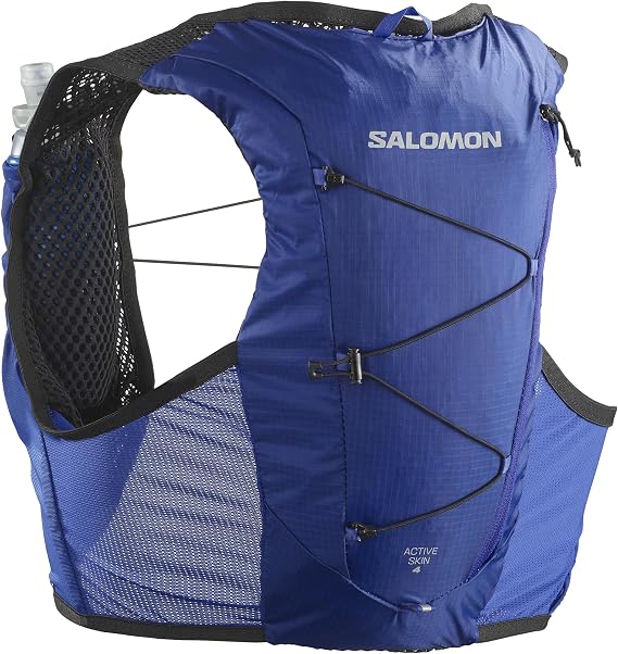 Salomon Unisex Active Skin 4, Hydration & Storage Vest with 500ml Flasks Included