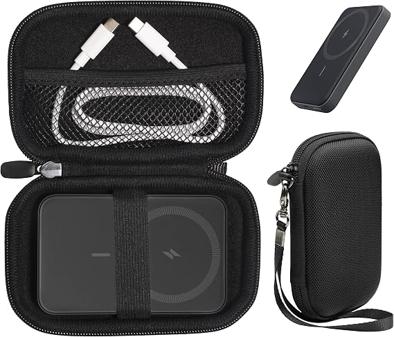 Case for Anker 622 Magnetic Wireless Portable Charger (MagGo), 5000mAh Foldable Magnetic Battery