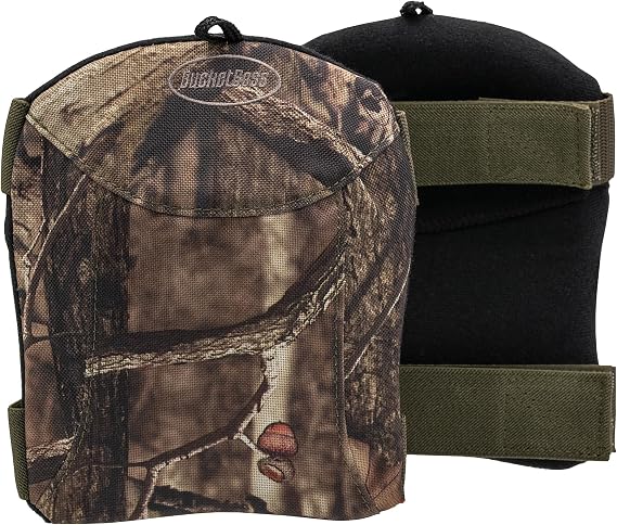 Bucket Boss Utility Camo Knee Pads in Mossy Oak Camo, 85300, Greens