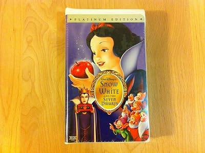Snow White and the Seven Dwarfs Disney Platinum Edition [VHS]