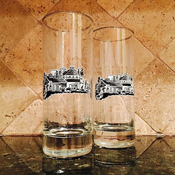 Jack Daniel's "The Distillery" Edition Highball Glasses (Set of 2)
