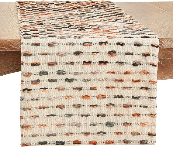 Striped Woven Table Runner