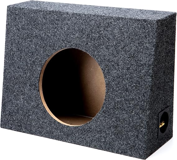 Single 10" Subwoofer Regular Standard Cab Truck Sub Box Enclosure 5/8" MDF