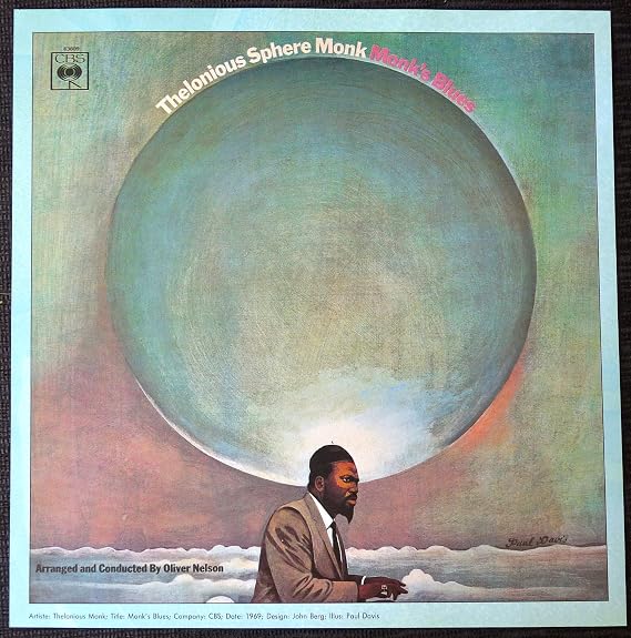 Thelonious Monk - Monk's Blues - Vintage Album Cover Poster